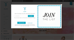 Desktop Screenshot of flowclothing.com